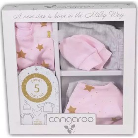 "Cangaroo Σετ Ρούχων Νεογέννητου ""Newborn Star"" για Κορίτσι Girl για 0-2 μηνών 5τμχ" Cangaroo Σετ Ρούχων Νεογέννητου "Newborn Star" για Κορίτσι Girl για 0-2 μηνών 5τμχ