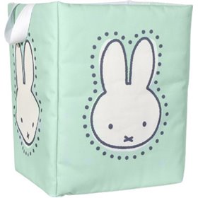 Baby Oliver Παιδικό Καλάθι Αποθήκευσης από Ύφασμα Miffy Πράσινο 35x35x45cm