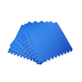 HomCom Παιδικό Παζλ Δαπέδου Μονόχρωμα Blue 8τμχ HomCom Παιδικό Παζλ Δαπέδου Μονόχρωμα Blue 8τμχ