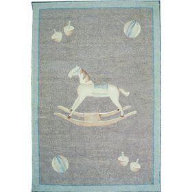Greenwich Polo Club Παιδικό Χαλί 110x160cm 3004 Γκρι Γαλάζιο