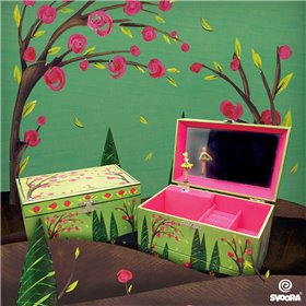 "Svoora Παιδική Μπιζουτιέρα ""Εποχές"" από Ξύλο" Svoora Παιδική Μπιζουτιέρα "Εποχές" από Ξύλο