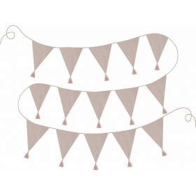 Jabadabado Παιδική Διακοσμητική Γιρλάντα "Σημαιάκια" από Ύφασμα