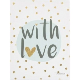 Childhome Παιδικό Κάδρο σε Καμβά "With Love"