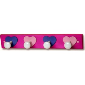 Import Hellas Παιδική Κρεμάστρα Πολλαπλών Θέσεων Καρδιές Import Hellas Παιδική Κρεμάστρα Πολλαπλών Θέσεων Καρδιές