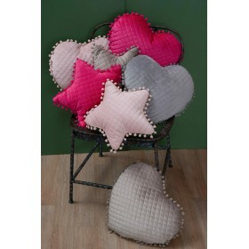 Palamaiki Διακοσμητικό Μαξιλάρι Κούνιας "Star" Φούξια 34x34cm