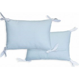 "Nef-Nef Διακοσμητικό Μαξιλάρι Κούνιας ""Deco Time"" Γαλάζιο 35x45cm" Nef-Nef Διακοσμητικό Μαξιλάρι Κούνιας "Deco Time" Γαλάζιο 35x45cm