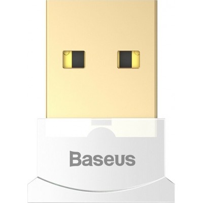 Baseus USB Bluetooth 4.0 Adapter Λευκό (CCALL-BT02)