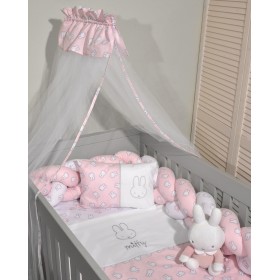 Miffy Σετ Σεντόνια Κούνιας 110x160cm Ροζ 3τμχ Miffy Σετ Σεντόνια Κούνιας 110x160cm Ροζ 3τμχ