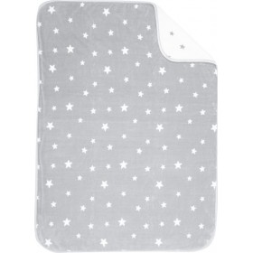 Nef-Nef Κουβέρτα Κούνιας Stellar Βελουτέ 100x140cm Grey Nef-Nef Κουβέρτα Κούνιας Stellar Βελουτέ 100x140cm Grey