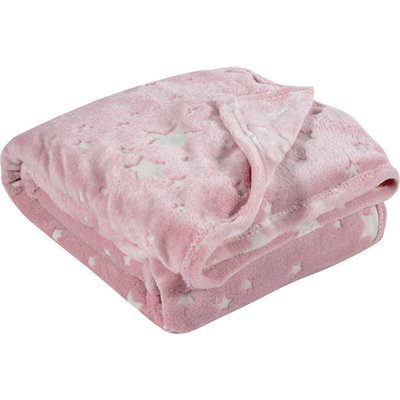 Das Home Κουβέρτα Αγκαλιάς &amp Λίκνου 4770 Fleece 80x110cm Ροζ