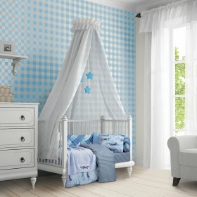 Greenwich Polo Club Κουβέρτα Κούνιας 8817 Πλεκτή 80x110cm Γκρι - Μπλε