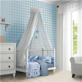 Greenwich Polo Club Κουβέρτα Κούνιας 8817 Πλεκτή 110x150cm Γκρι - Μπλε