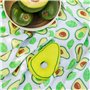 Babyono Πάνα Αγκαλιάς Avocado με Μαλακή Κουδουνίστρα 120x120cm