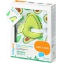 Babyono Πάνα Αγκαλιάς Avocado με Μαλακή Κουδουνίστρα 120x120cm