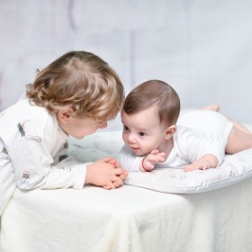 Lorelli Μαλακή Αλλαξιέρα Braids από Ύφασμα Pink 50x70cm