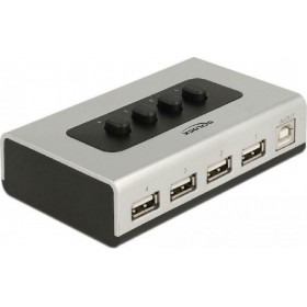 DeLock USB Type Α Switch 4 Ports Bidirectional DeLock USB Type Α Switch 4 Ports Bidirectional