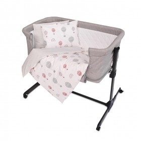 Lorelli Σετ Λίκνου Balloons 5τμχ Grey