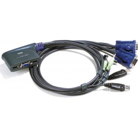 Aten 2-Port USB VGA/Audio Cable KVM Switch Aten 2-Port USB VGA/Audio Cable KVM Switch