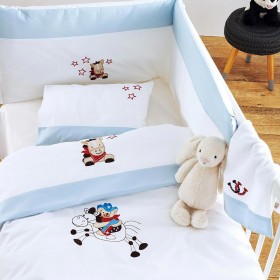 SB Home Σετ Κούνιας Cow Boy 6τμχ Blue SB Home Σετ Κούνιας Cow Boy 6τμχ Blue