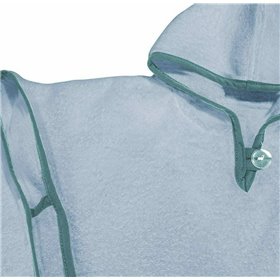 Greenwich Polo Club Βρεφικό Πόντσο-Μπουρνούζι "Essential" με Κουκούλα Γαλάζιο