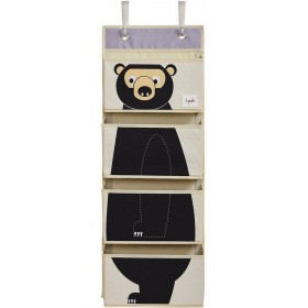 3 Sprouts Βρεφικό Πανό Τοίχου Bear Μαύρο 3 Sprouts Βρεφικό Πανό Τοίχου Bear Μαύρο