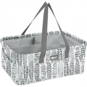 Kikka Boo Βρεφικό Καλάθι Καλλυντικών Leaves Γκρι