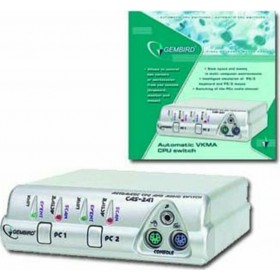 Gembird Automatic CPU switch w/audio support 2PCs Gembird Automatic CPU switch w/audio support 2PCs