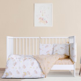 Kocoon Βρεφική Παπλωματοθήκη Σετ Unicorn 110x145cm