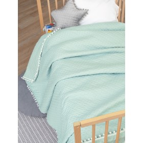 Palamaiki Βρεφικό Κουβερλί Juniper 110x140cm Jade Palamaiki Βρεφικό Κουβερλί Juniper 110x140cm Jade