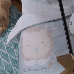Nef-Nef Βρεφικό Κουβερλί Cuddling Lion 110x140cm Aqua Nef-Nef Βρεφικό Κουβερλί Cuddling Lion 110x140cm Aqua