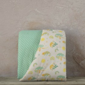 Nima Βρεφικό Κουβερλί Cute Chameleon 100x140cm Nima Βρεφικό Κουβερλί Cute Chameleon 100x140cm