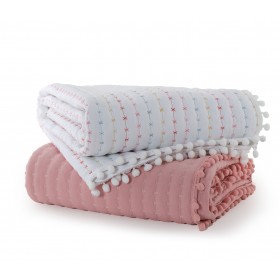 Nef-Nef Βρεφικό Κουβερλί Miracle 110x150cm Pink Nef-Nef Βρεφικό Κουβερλί Miracle 110x150cm Pink