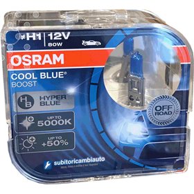 Osram Λάμπες Αυτοκινήτου Cool Blue Boost H1 Αλογόνου 5000K Ψυχρό Λευκό 12V 80W 2τμχ Osram Λάμπες Αυτοκινήτου Cool Blue Boost H1 Αλογόνου 5000K Ψυχρό Λευκό 12V 80W 2τμχ