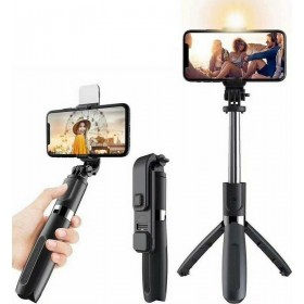 L02S Selfie Stick Τρίποδο Κινητού με Bluetooth Μαύρο L02S Selfie Stick Τρίποδο Κινητού με Bluetooth Μαύρο