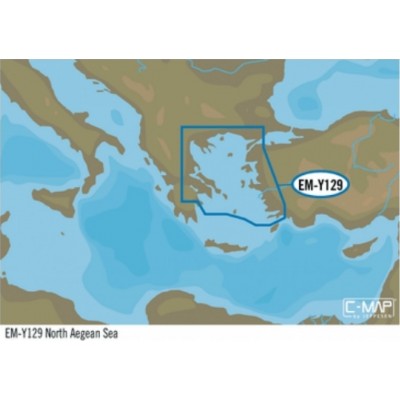 C-Map Max-n+l : North Aegean Sea Em-y129 000-11904-001