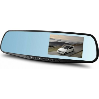 Σετ Καθρέπτης με Κάμερα DVR Αυτοκινήτου 1080P με Οθόνη 3" με Κλιπ &amp Κάμερα ΟπισθοπορείαςΚωδικός: 4469 