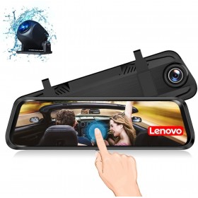 Lenovo V7_AHD Σετ Καθρέπτης με Κάμερα DVR Αυτοκινήτου 1080P με Οθόνη 9.66" με Κλιπ &amp Κάμερα Οπισθοπορείας