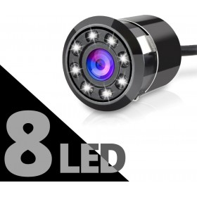 Κάμερα Οπισθοπορείας 1107 με 8 Led για Νυχτερινή Λήψη Universal