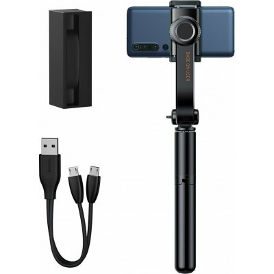 Baseus Lovely Uniaxial Selfie Stick Τρίποδο Κινητού με Bluetooth Μαύρο