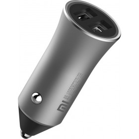 Xiaomi Φορτιστής Αυτοκινήτου Ασημί 2.4A Γρήγορης Φόρτισης με Θύρες: 2xUSBΚωδικός: GDS4104GL 