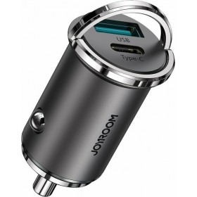 Joyroom Φορτιστής Αυτοκινήτου Γκρι C-A35 5A Γρήγορης Φόρτισης με Θύρες: 1xUSB 1xType-C Joyroom Φορτιστής Αυτοκινήτου Γκρι C-A35 5A Γρήγορης Φόρτισης με Θύρες: 1xUSB 1xType-C