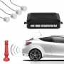 Σύστημα Παρκαρίσματος Αυτοκινήτου με Buzzer και 4 Αισθητήρες σε Λευκό ΧρώμαΚωδικός: 33435 