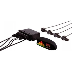 Σύστημα Παρκαρίσματος Αυτοκινήτου με Οθόνη και 4 Αισθητήρες σε Μαύρο ΧρώμαΚωδικός: PS-400 