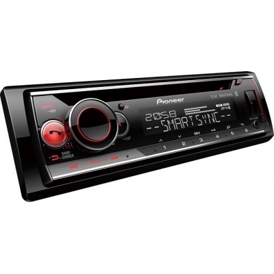 Pioneer DEH-S520BT Ηχοσύστημα Αυτοκινήτου Universal 1DIN (Bluetooth/USB/AUX) με Αποσπώμενη Πρόσοψη