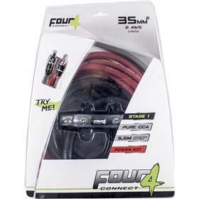 Four Connect Σετ Καλωδίων Ενισχυτή Αυτοκινήτου PKIT35 2GA