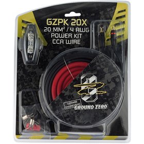 Ground Zero Σετ Καλωδίων Ενισχυτή Αυτοκινήτου GZPK 20X 4GA Ground Zero Σετ Καλωδίων Ενισχυτή Αυτοκινήτου GZPK 20X 4GA