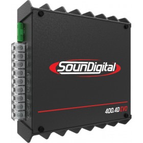SounDigital Ενισχυτής Αυτοκινήτου SD400.4D EVO 4 Καναλιών (Κλάση D) SounDigital Ενισχυτής Αυτοκινήτου SD400.4D EVO 4 Καναλιών (Κλάση D)