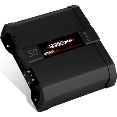 SounDigital Ενισχυτής Αυτοκινήτου SD-3000.1D Evo 1 Καναλιού
