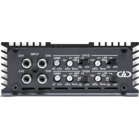 DD Audio Ενισχυτής Αυτοκινήτου D4.100 4 Καναλιών (Κλάση D)
