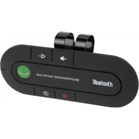 Bluetooth Αυτοκινήτου Bluetooth 4.1 Speakerphone για το Αλεξήλιο (με USB θύρα Φόρτισης)Κωδικός: 08UNI0432 